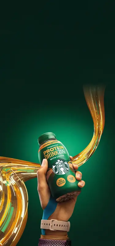 Starbucks® Protein Drink With Coffee Caramel Hazelnut Flavour