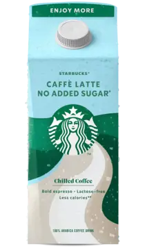 Starbucks® Caffè Latte No Added Sugar Multiserve