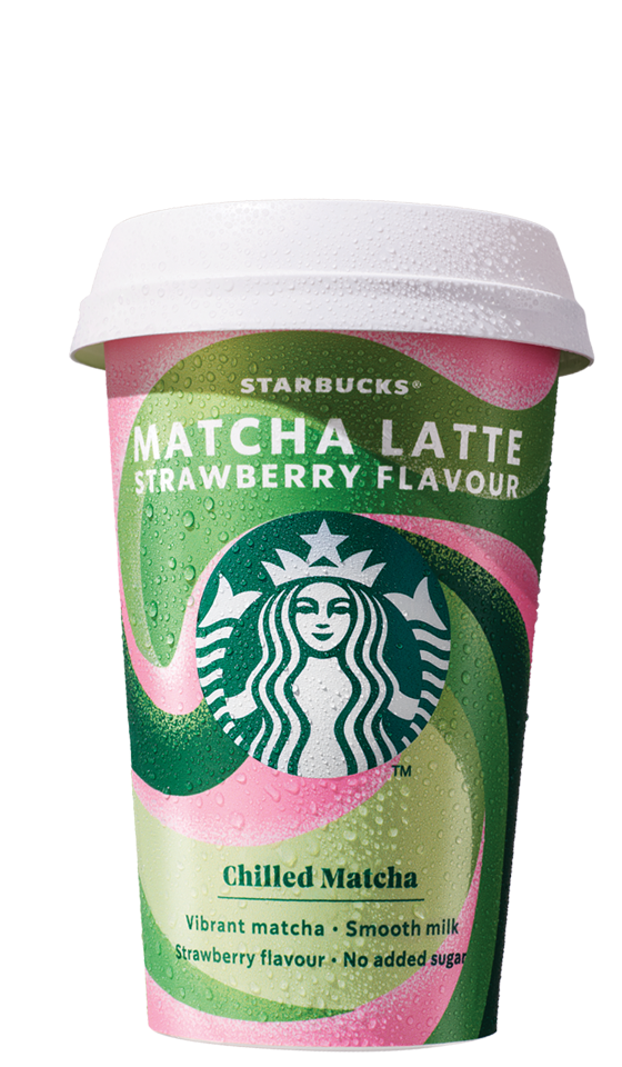 Starbucks Chilled Matcha Latte truskawkowa