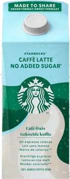 Starbucks® Multiserve Caffè Latte Allégé en Sucres